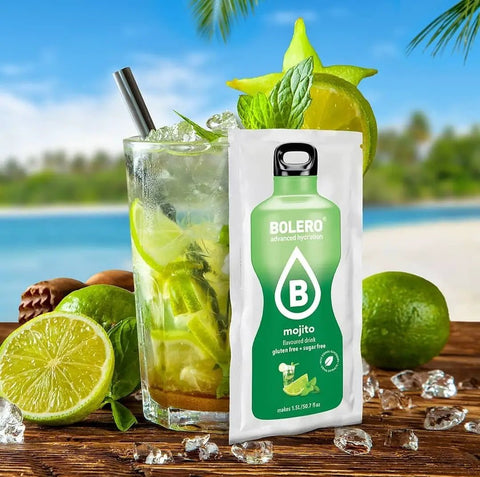 Bolero Drink Mojito 9g - napój w saszetce bez cukru ze stewią, Mojito by Bolero Drink (bolero-drink-mojito-napoj-instant-w-saszetce-ze-stewia-na-15l)