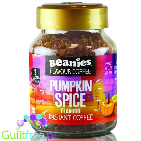Beanies Pumpkin Spice - liofilizowana, aromatyzowana kawa instant 2kcal by Beanies Flavour Coffee (beanies-pumpkin-spice-liofilizowana-aromatyzowana-kawa-instant-2kcal)