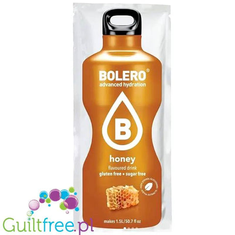 Bolero Drink Honey 9g - napój instant w saszetce ze stewią, smak Miodowy by Bolero Drink (bolero-drink-honey-napoj-instant-w-saszetce-ze-stewia-na-15l)