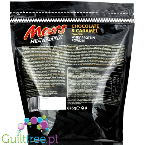 Mars Hi-Protein Whey Chocolate & Caramel odżywka białkowa 0,87kg by Mars & Snickers (mars-hi-protein-whey-protein-powder-chocolate-caramel)
