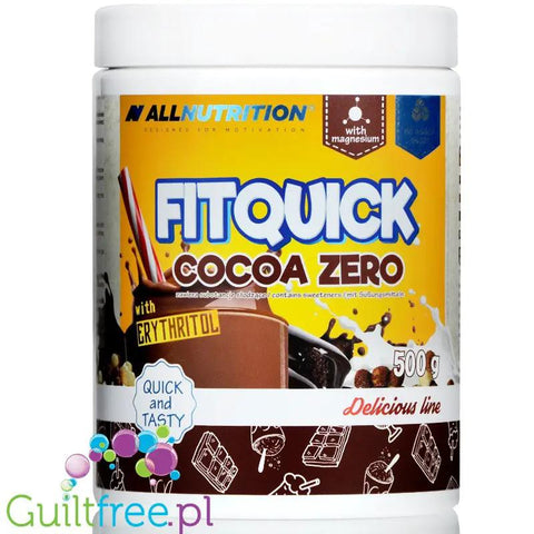 Allnutrition Fitquick Cocoa Zero - napój kakaowy z magnezem bez dodatku cukru by AllNutrition (allnutrition-fitquick-cocoa-zero)