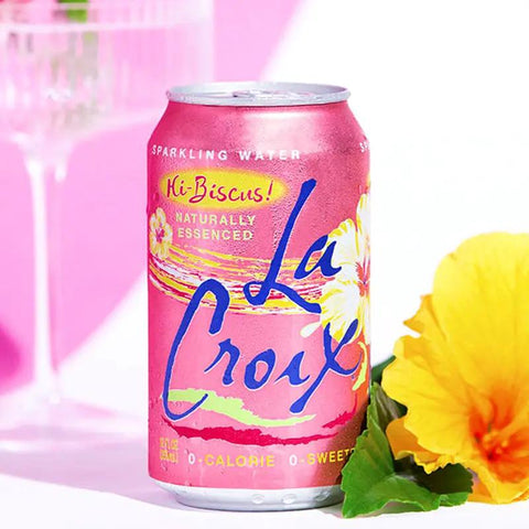La Croix Hibiscus Sparkling Water,, sugar & sweeteners free, zero calories