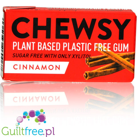 Chewsy Cinnamon, guma do żucia tylko z ksylitolem, Cynamon by Chewsy (chewsy-cinnamon-guma-do-zucia-z-ksylitolem-cynamon)