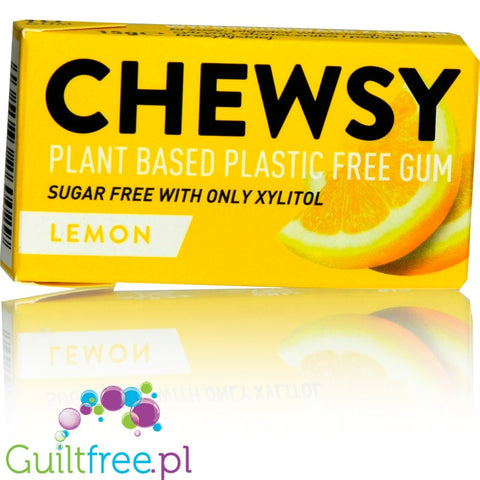 Chewsy Lemon, guma do żucia tylko z ksylitolem, Cytryna by Chewsy (chewsy-lemon-guma-do-zucia-z-ksylitolem-cytryna)