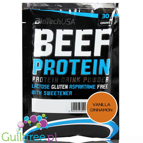 Biotech USA Beef Protein Vanilla - Cinnamon białko wołowe saszetka 30g by BioTech USA (biotech-usa-beef-protein-vanilla-cinnamon-bialko-wolowe-saszetka-30g)