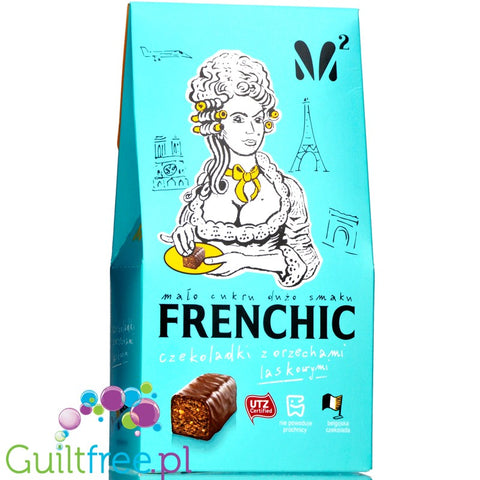 Frenchic Orzech Laskowy & Włoski, nadziewane czekoladki bez dodatku cukru by Alma Bonbons (frenchic-orzech-laskowy-wloski-czekoladki-bez-dodatku-cukru)