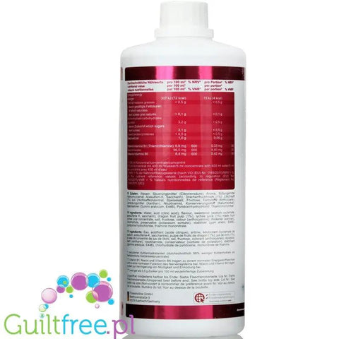Vital Drink Cherry 1L - wiśniowy koncentrat bez cukru z witaminami, wydajność 80L by Best Body Nutrition (vital-drink-cherry-1l-wisniowy-koncentrat-bez-cukru-z-l-karnityna-i-witaminami)