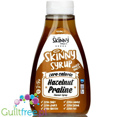 Skinny Food Hazelnut Praline - syrop zero kalorii o smaku pralinek orzechowych by Skinny Food (skinny-food-hazelnut-praline-syrop-zero-kalorii)