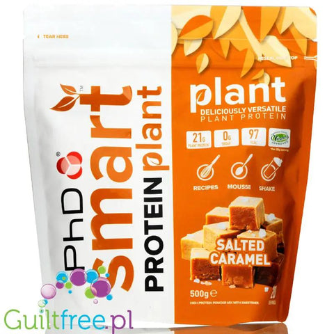 Phd Smart Plant Salted Caramel - wegańska odżywka białkowa, Solony Karmel by PhD (phd-smart-protein-plant-salted-caramel-weganska-odzywka-bialkowa)