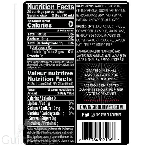 DaVinci Cherry - syrop do kawy bez cukru i kalorii (Wiśnia) by DaVinci Gourmet (davinci-gourmet-syrup-sugar-free-cherry-syrop-do-kawy-bez-cukru-i-kalorii-wisnia)