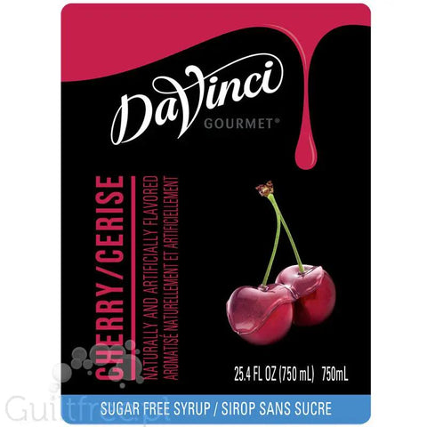 DaVinci Cherry - syrop do kawy bez cukru i kalorii (Wiśnia) by DaVinci Gourmet (davinci-gourmet-syrup-sugar-free-cherry-syrop-do-kawy-bez-cukru-i-kalorii-wisnia)