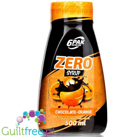 6Pak Zero Syrup Chocolate & Orange - sos czekoladowo-pomarańczowy by 6Pak Nutrition (6pak-zero-sauce-chocolate-orange-sos-czekoladowo-pomaranczowy)
