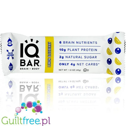 IQ Bar Lemon Blueberry - wegański keto baton białkowy z Lion's Mane (Cytryna & Borówki) by IQ Bar (iq-bar-lemon-blueberry-brain-body-weganski-baton-bialkowy-z-lion-s-mane-mcts-omega-3-i-cholina)