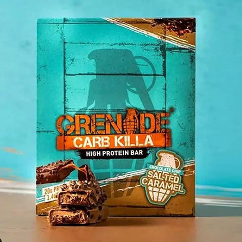 Grenade Carb Killa Chocolate Chip Salted Caramel, baton białkowy 20g białka by Grenade Carb Killa (grenade-carb-killa-chocolate-chip-salted-caramel-baton-bialkowy-20g-bialka)