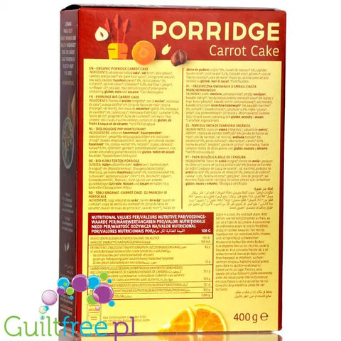 Turtle Porridge Carrot Cake - organiczna owsianka bez dodatku cukru by Turtle (turtle-porridge-carrot-cake-organiczna-owsianka-bez-dodatku-cukru)