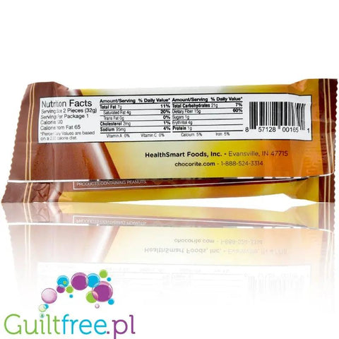 Healthsmart ChocoRite Milk Chocolate Pecan Cluster - PUDEŁKO x 16SZT pekany & karmel w mlecznej czekoladzie bez cukru by HealthSmart Foods (healthsmart-chocorite-bars-milk-chocolate-pecan-cluster-pudelko)