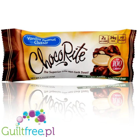 Healthsmart Chocorite Vanilla Peanut Cluster PUDEŁKO x 16szt, czekoladki bez cukru by HealthSmart Foods (healthsmart-chocorite-vanilla-peanut-cluster-pudelko-x-16szt-czekoladki-bez-cukru)