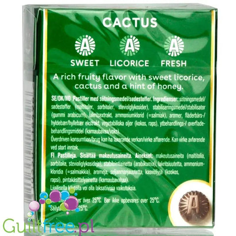 Läkerol Cactus - skandynawska lukrecja bez cukru ze stewią by Läkerol (laekerol-cactus-lukrecja-bez-cukru-ze-stewia)