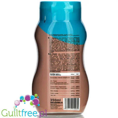 Cheat Meal Nutrition Chocolate syrup calorie free, sugar free, fat free sauce