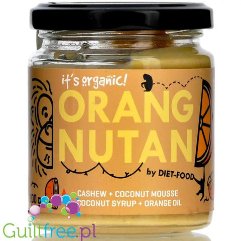 Diet Food ORANGNUTAN bio krem cashew-pomarańczowy z musem kokosowym by Diet Food (diet-food-orangnutan-bio-krem-cashew-pomaranczowy-z-musem-kokosowym)