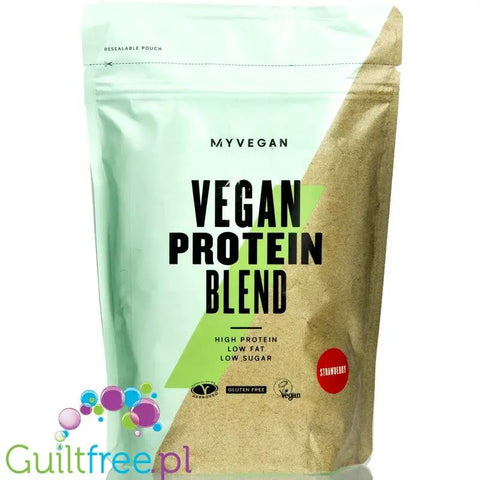 MyProtein Vegan Protein Blend Strawberry - truskawkowa wegańska odżywka białkowa bez soi by My Protein (myprotein-vegan-protein-blend-strawberry-truskawkowa-weganska-odzywka-bialkowa)