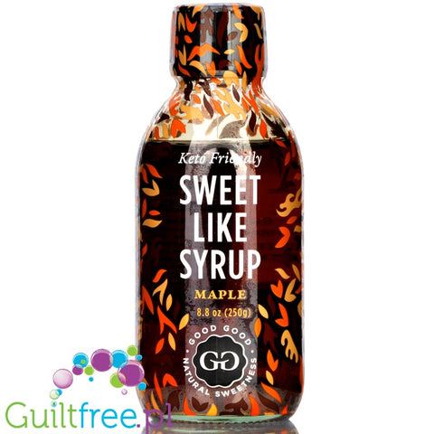 Good Good Keto Maple Syrup - gęsty syrop błonnikowy bez cukru, jak klonowy by Good Good Keto (good-good-keto-friendly-sweet-like-syrup-maple)