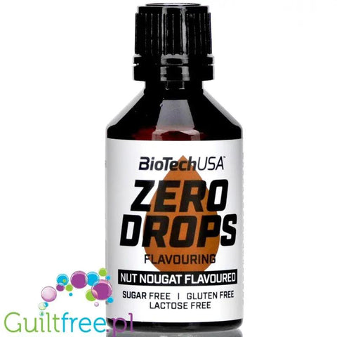 BiotechUSA Zero Drops Nougat - słodkie kropelki smakowe bez kalorii by BioTech USA (biotechusa-zero-drops-nougat-slodkie-kropelki-smakowe-bez-kalorii)