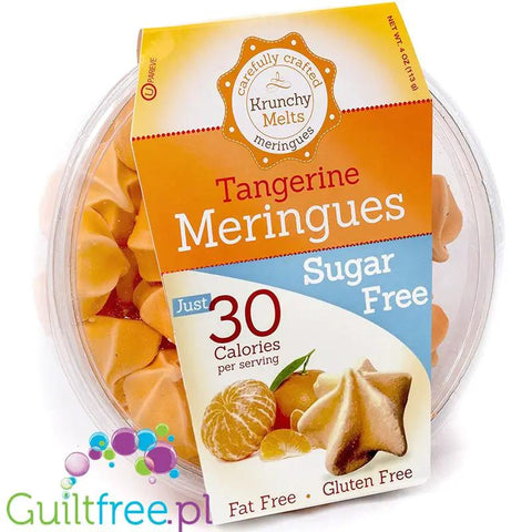 Krunchy Melts Tangerine - bezy bez cukru ze stewią, Mandarynka by Krunchy Melts (krunchy-melts-tangerine-bez-bez-cukru-ze-stewia-mandarynka)