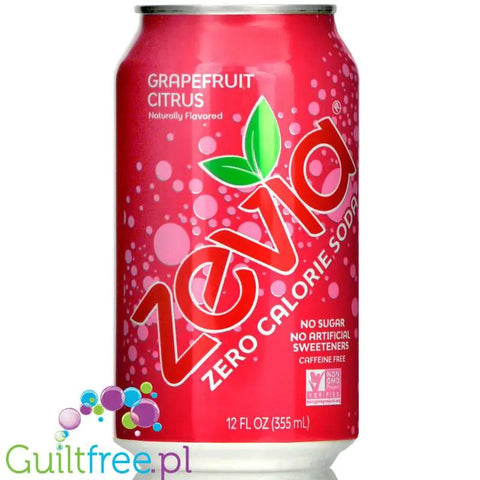 Zevia Zero Grapefruit Citrus - 100% naturalny napój bez kalorii ze stewią by Zevia (zevia-zero-grapefruit-citrus-100-naturalna-bez-kalorii-ze-stewia)