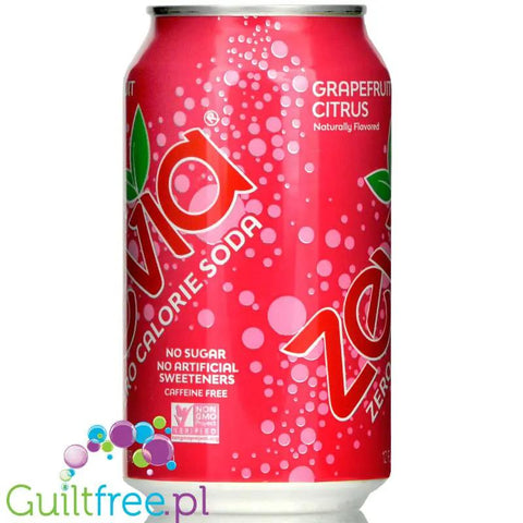 Zevia Zero Grapefruit Citrus - 100% naturalny napój bez kalorii ze stewią by Zevia (zevia-zero-grapefruit-citrus-100-naturalna-bez-kalorii-ze-stewia)