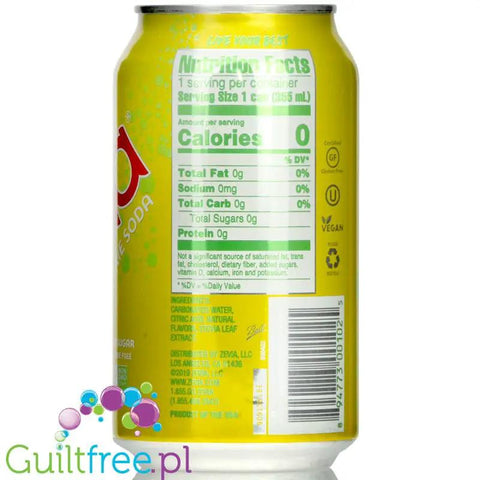 Zevia Zero Lemon Lime Twist - 100% naturalny napój bez kalorii ze stewią by Zevia (zevia-zero-lemon-lime-twist-100-naturalna-bez-kalorii-ze-stewia)
