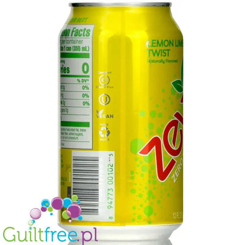 Zevia Zero Lemon Lime Twist - 100% naturalny napój bez kalorii ze stewią by Zevia (zevia-zero-lemon-lime-twist-100-naturalna-bez-kalorii-ze-stewia)
