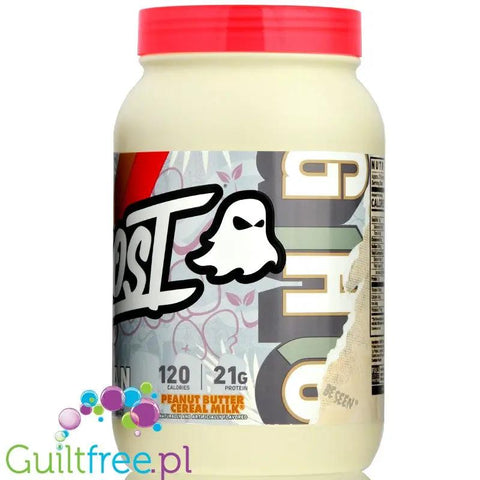 Ghost Vegan Protein Peanut Butter Cereal Milk - wegańska odżywka białkowa bez soi i glutenu by Ghost (ghost-vegan-protein-peanut-butter-cereal-milk-weganska-odzywka-bialkowa-bez-soi-i-glutenu)