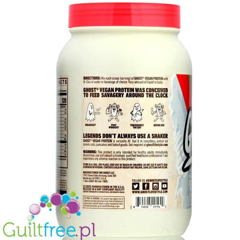 Ghost Vegan Protein Peanut Butter Cereal Milk - wegańska odżywka białkowa bez soi i glutenu by Ghost (ghost-vegan-protein-peanut-butter-cereal-milk-weganska-odzywka-bialkowa-bez-soi-i-glutenu)