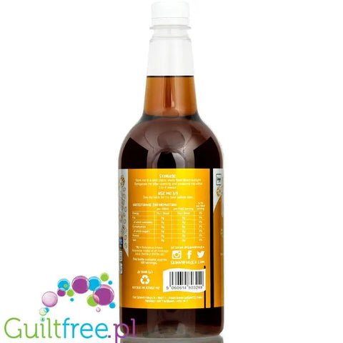 Skinny Food Barista Salted Caramel 1L - syrop zero kalorii do kawy, bez cukru by Skinny Food (skinny-food-co-barista-zero-calorie-coffee-syrup-1l-salted-caramel)