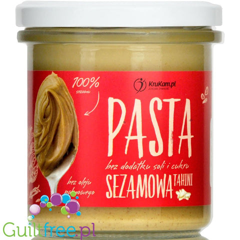 Krukam biała pasta sezamowa 100% by KruKam (krukam-biala-pasta-sezamowa-100)