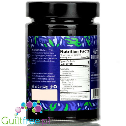 Good Good Keto Blueberry - dżem jagodowy bez cukru, 30kcal by Good Good Keto (good-good-keto-blueberry-dzem-jagodowy-bez-cukru)