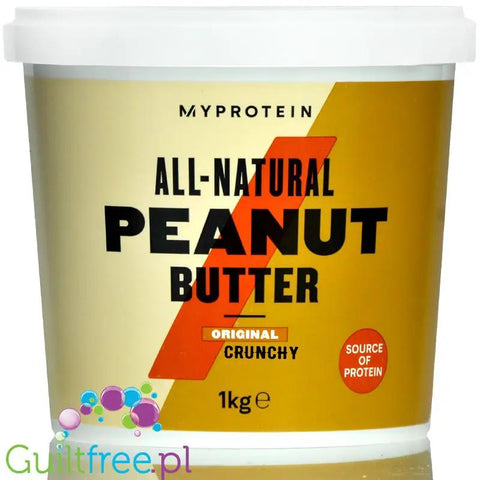 MyProtein Crunchy Peanut 1KG - masło orzechowe z kawałkami orzechów by My Protein (myprotein-crunchy-peanut-1kg-maslo-orzechowe-z-kawalkami-orzechow)