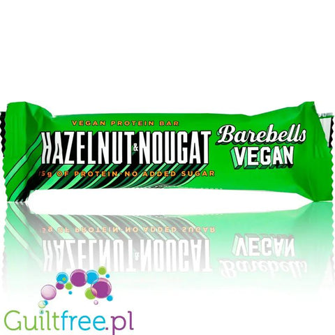 Barebells Vegan Protein Bar Hazelnut & Nougat - wegański baton białkowy Nugat & Orzechy Laskowe by Barebells (barebells-vegan-protein-bar-hazelnut-nougat-weganski-baton-bialkowy-nugat-orzechy-laskowe)