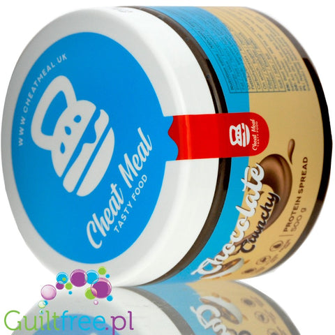 Cheat Meal Protein Spread Chocolate Crunchy - krem proteinowy bez cukru by Cheat Meal Nutrition (cheat-meal-protein-spread-chocolate-crunchy-krem-proteinowy-bez-cukru)