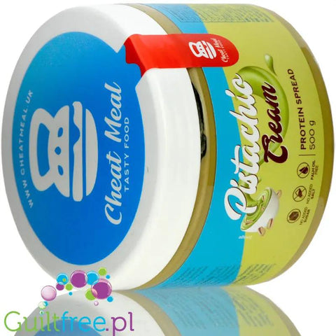 Cheat Meal Protein Spread Pistachio - pistacjowy krem wysokobiałkowy bez cukru by Cheat Meal Nutrition (cheat-meal-protein-spread-pistachio-krem-wysokobialkowy-bez-cukru)