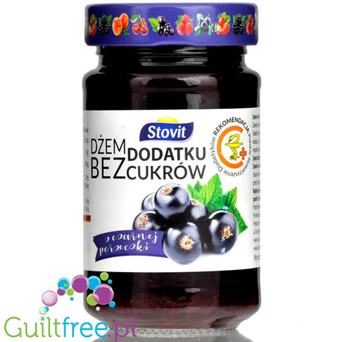 Stovit dżem z czarnej porzeczki, bez dodatku cukru, słodzony ksylitolem by Stovit (stovit-dzem-z-czarnej-porzeczki-bez-dodatku-cukru-slodzony-ksylitolem)