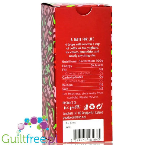 Good Good Sweet Drops of Stevia Strawberry, naturalny aromat ze stewią, Truskawka by Good Good Keto (good-good-sweet-drops-of-stevia-strawberry-naturalny-aromat-ze-stewia-truskawka)