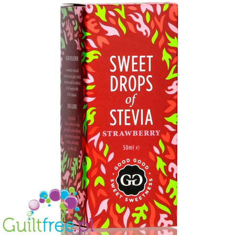Good Good Sweet Drops of Stevia Strawberry, naturalny aromat ze stewią, Truskawka by Good Good Keto (good-good-sweet-drops-of-stevia-strawberry-naturalny-aromat-ze-stewia-truskawka)