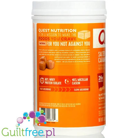 Quest Protein Powder, Salted Caramel - Mieszanka Białkowa Solony Karmel by Quest Nutrition (quest-protein-powder-salted-caramel)