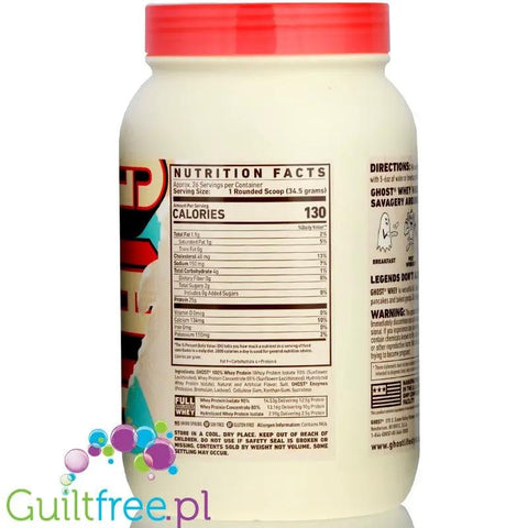 Ghost 100% Whey Cereal Milk - odżywka białkowa z WPI, WPH i kompleksem enzymów by Ghost (ghost-100-whey-cereal-milk-odzywka-bialkowa-z-wpi-wph-i-kompleksem-enzymow)