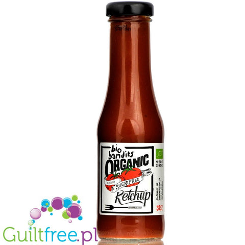Bio Bandits Organic Ketchup - keczup bez dodatku cukru i bez słodzików 46kcal by Bio Bandits (bio-bandits-organic-ketchup-keczup-bez-dodatku-cukru-i-bez-slodzikow-46kcal)