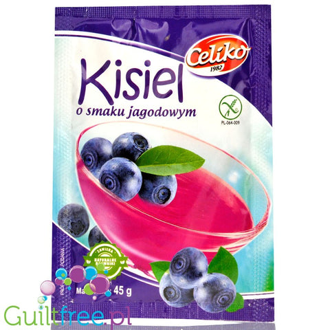 Celiko Jagoda, bezglutenowy kisiel bez cukru i bez słodzików by Celiko (celiko-jagoda-bezglutenowy-kisiel-bez-cukru-i-bez-slodzikow)