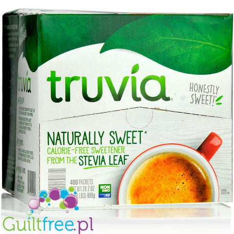 Truvia Stevia Leaf - 400 saszetek - słodzik w saszetkach ze stewią i erytrytolem by Truvia (truvia-stevia-truvia-400-saszetek-slodzik-w-saszetkach-ze-stewia-i-erytrytolem)