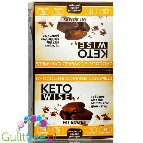 Healthsmart Keto Wise Fat Bombs Chocolate Covered Caramel, PUDEŁKO 16szr by HealthSmart Foods (healthsmart-keto-wise-fat-bombs-chocolate-covered-caramel-pudelko-16szr)